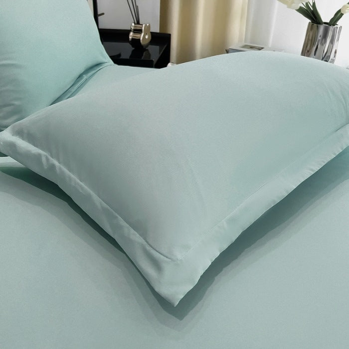Coussin lavable en coton Aloe de couleur solide Et respirant