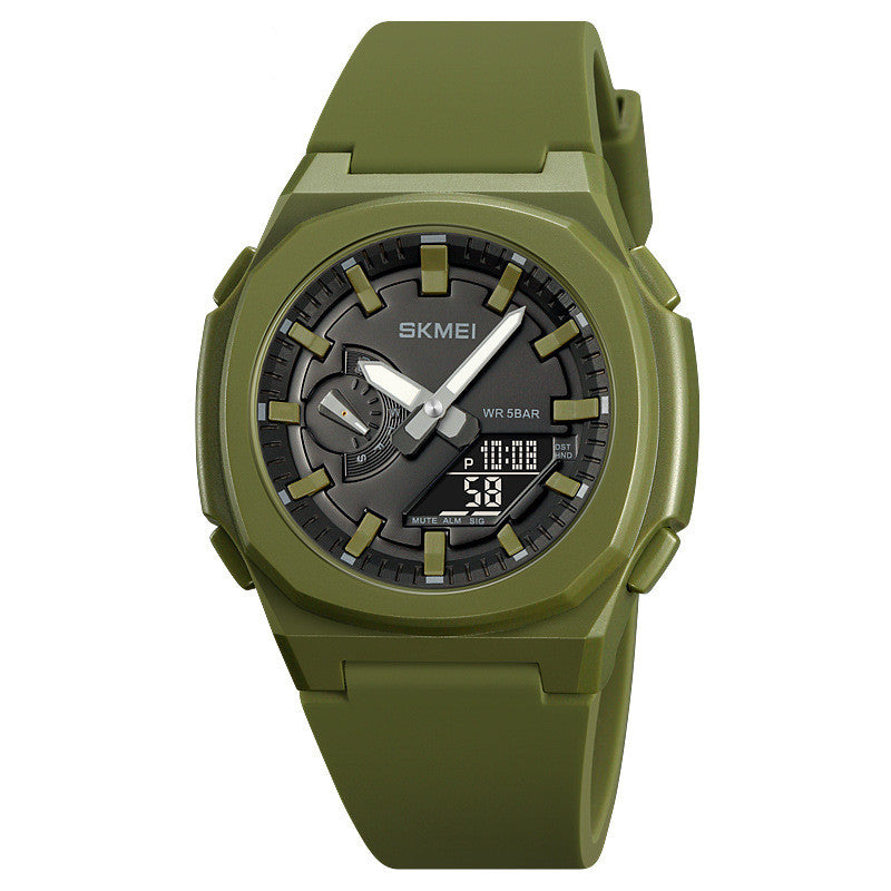 Montre numérique d'alarme chronographe multi-fonctions étanche à quartz pour hommes mode