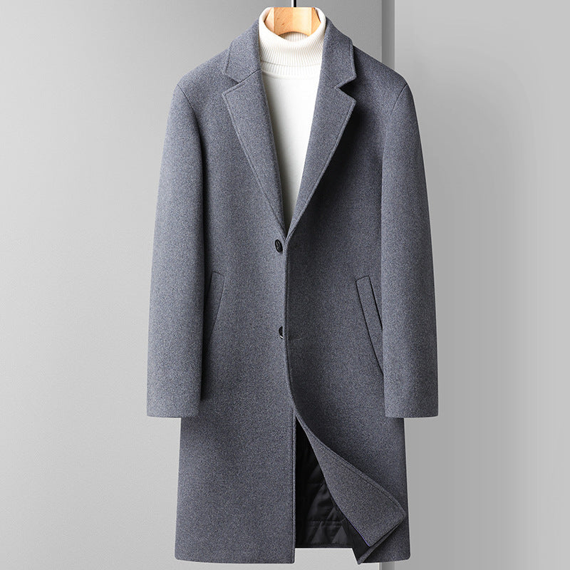 Woolen Manteau Men's Business Coréen Version