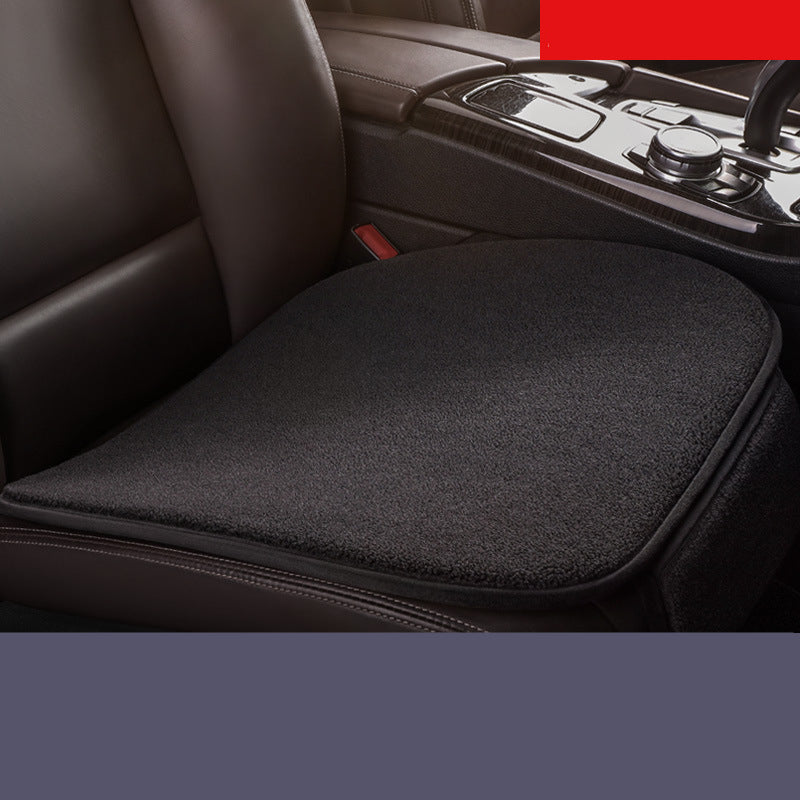 Siège de voiture Coussin en peluche en peluche Coussin de siège d'hiver sans dossier