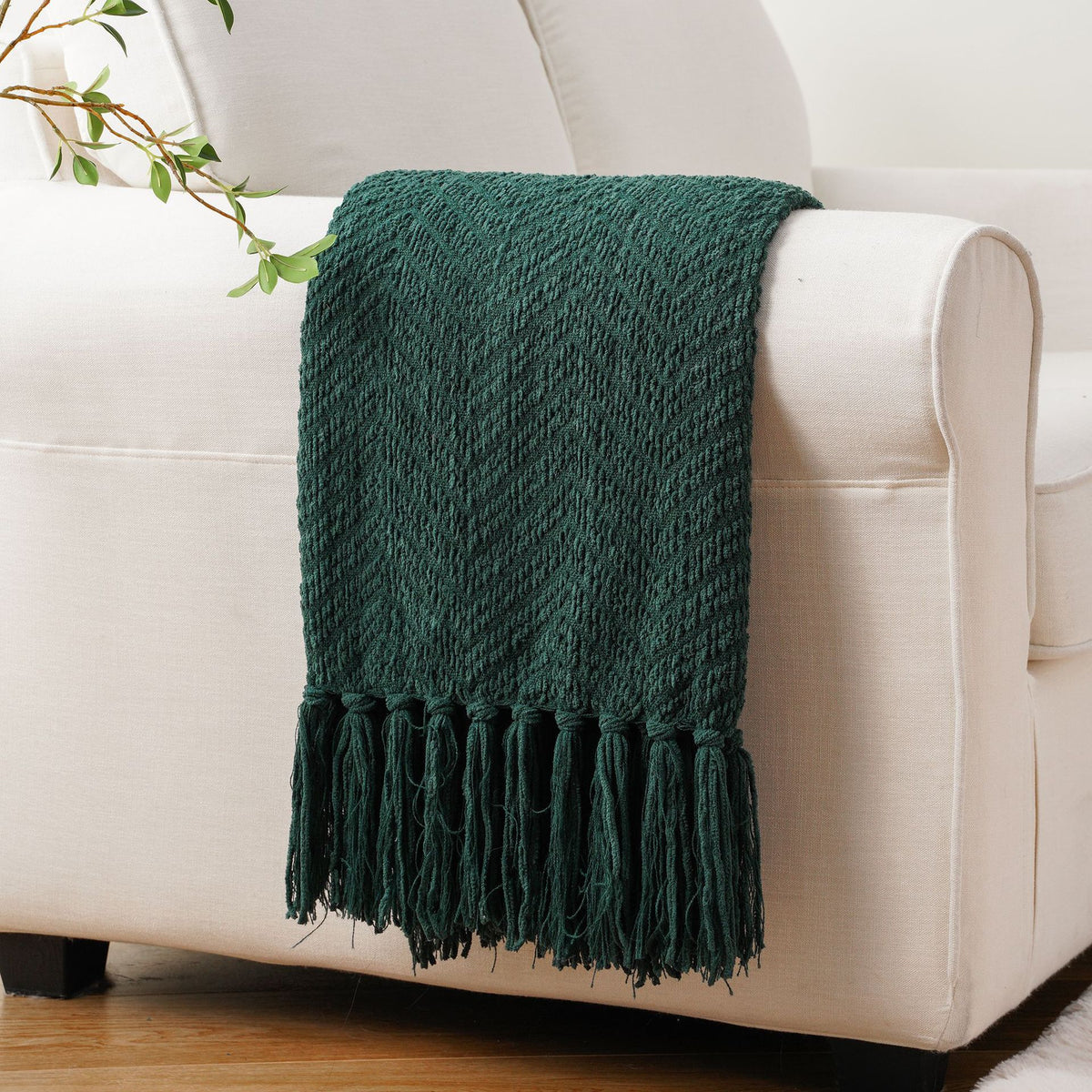 Canapé Tassel Canapé Couverture Tailstock Serviette Couverture
