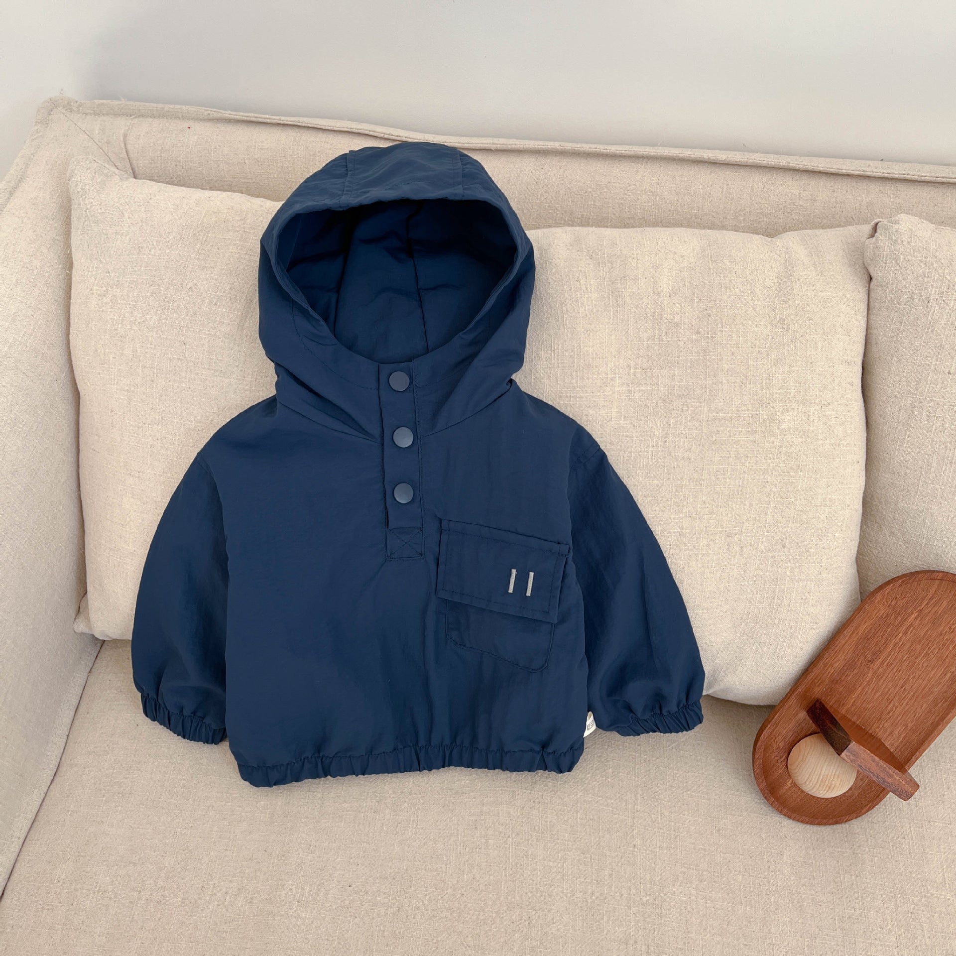 Élégant Veste à capuche d'automne coupe-vent