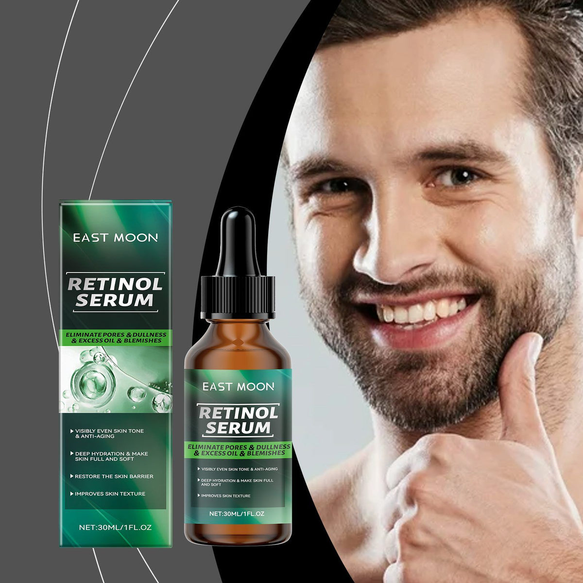 Sérum hydratant du visage du rétinol MOON EST
