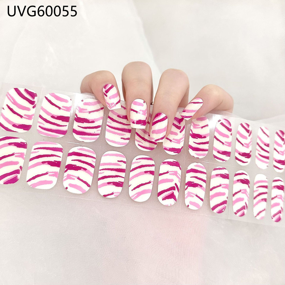 Sticker à ongles de gel UV Semi-cuisiné à ongles UV