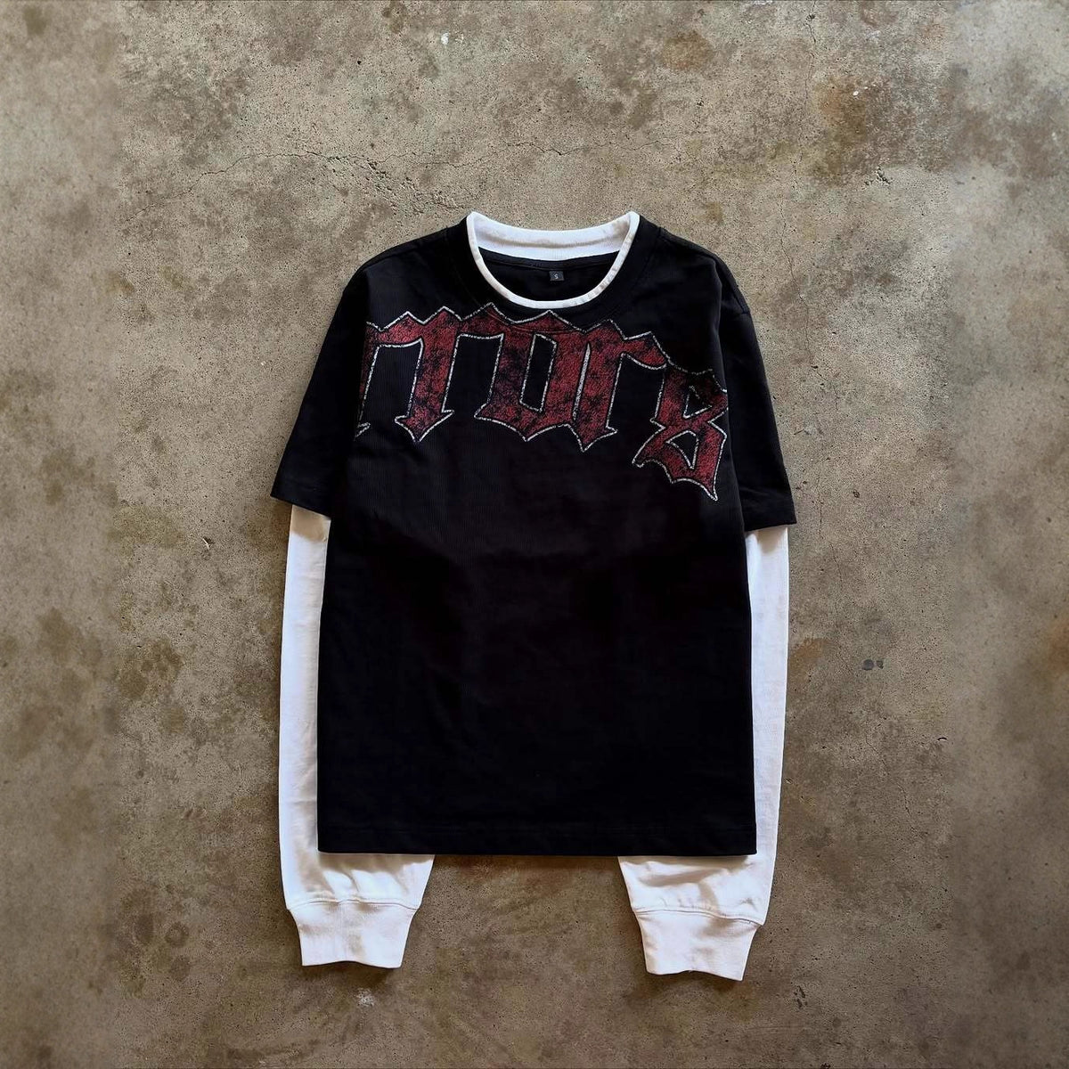 Men's vintage long-sleeve T-shirt