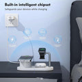 Chargeur sans fil portatif magnétique vertical en un