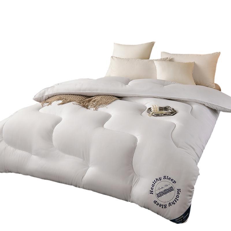 Insert de duvet à motif d'onde de couleur solide