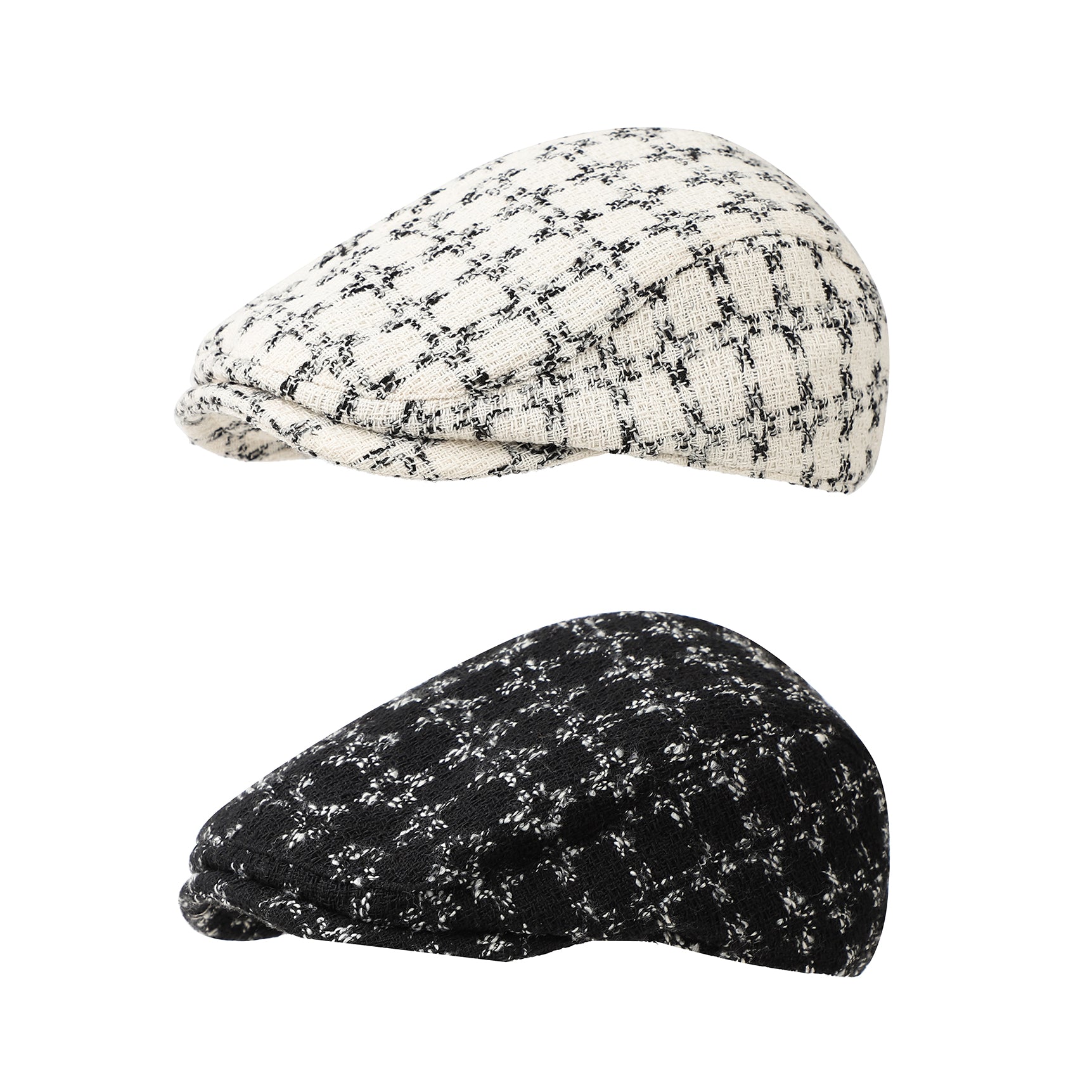 La petite casquette à motifs floraux, de style français, convient aux femmes du quotidien