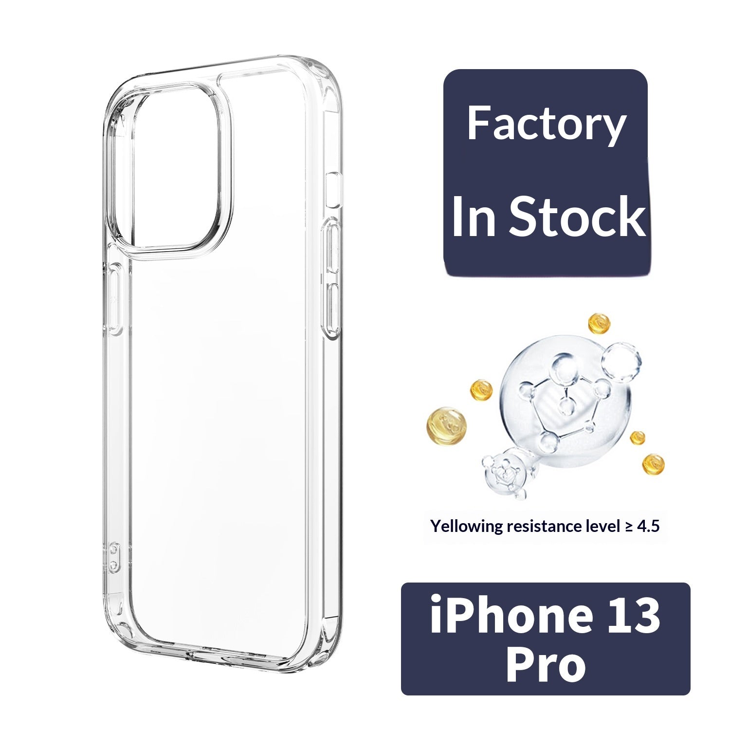 Corps complet transparent Drop preuve téléphone Case