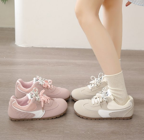 Chaussures de Patinage Femmes Printemps Coréen Style haute valeur Versatile Casual Chaussures Roun mode