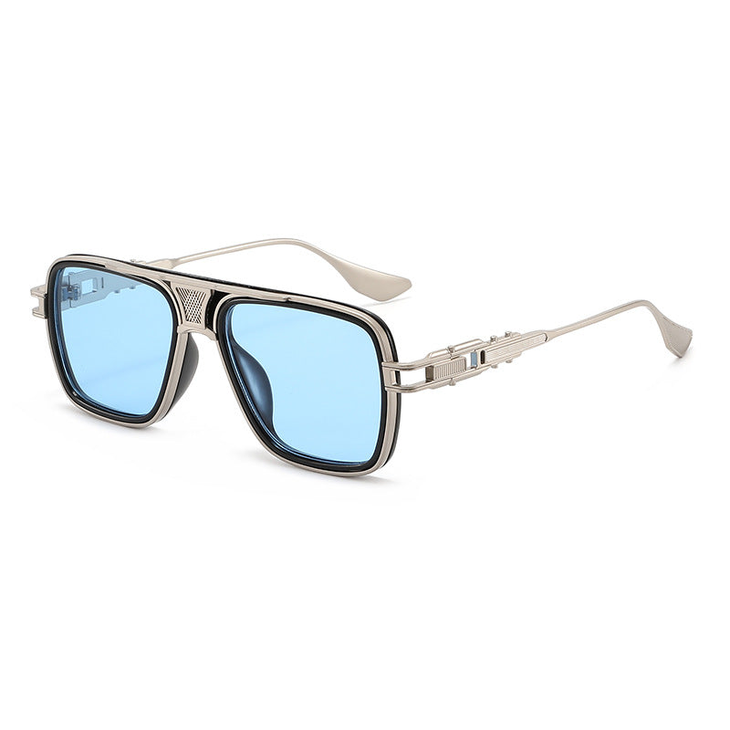 Verres en métal tendance à la mode à structure tortoise Unisex