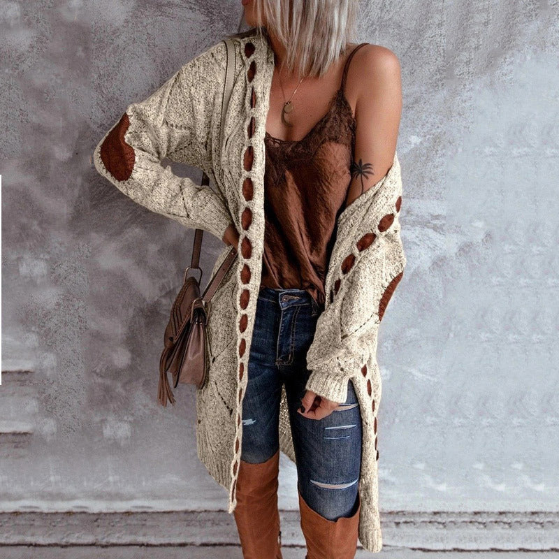 Spot 2022 Automne et hiver Explosions Wish Sweater Sweater Femme Amazon Ebay Long Coat