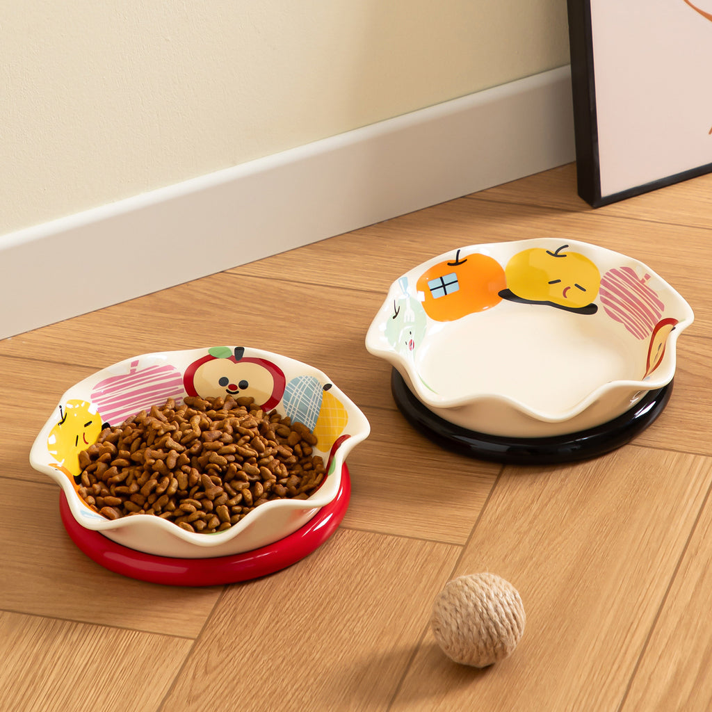 Cartoon Céramique Pet Bowl