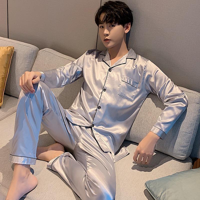 Mode homme Grande taille Pyjama en soie
