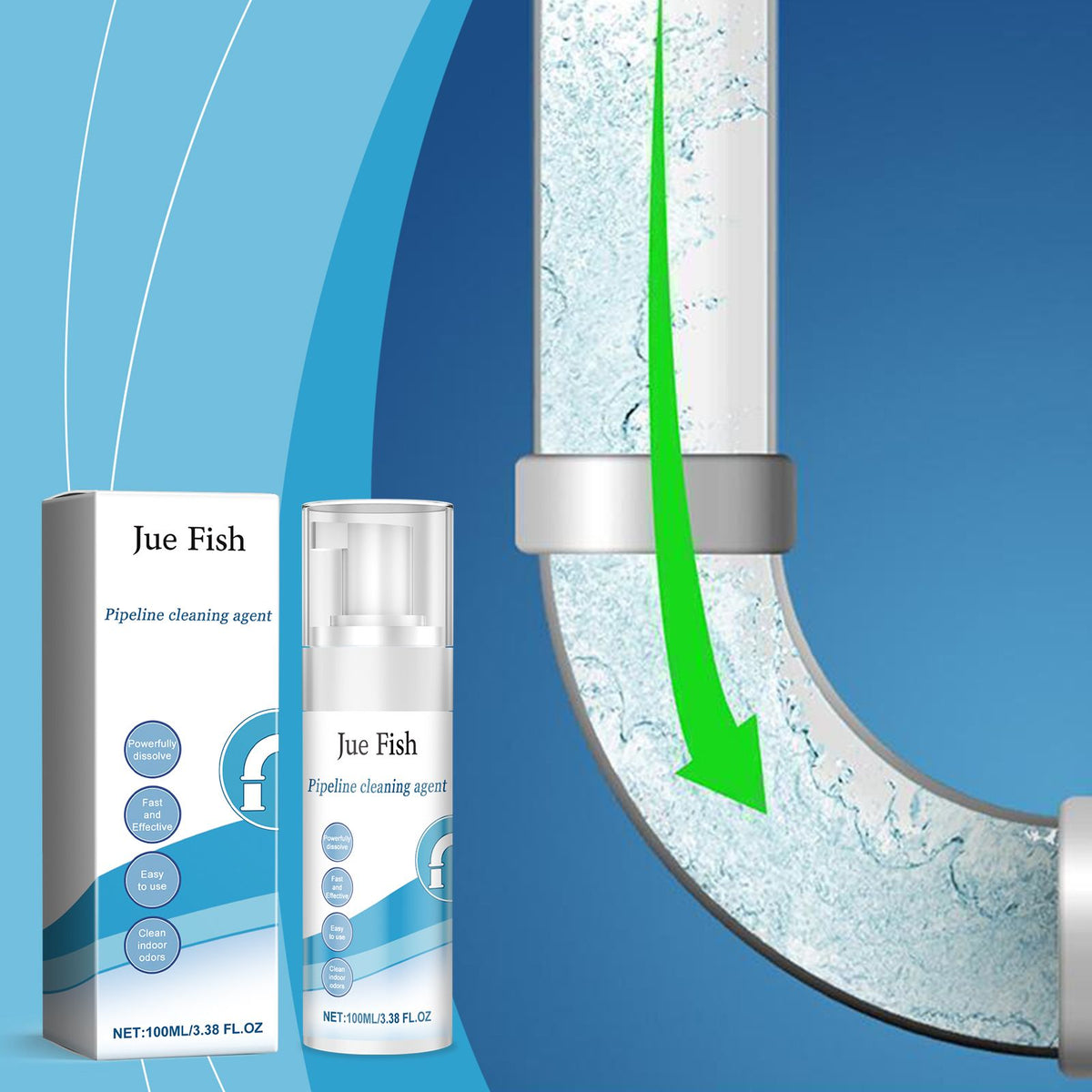 JUE FISH Nettoyeur de drainage