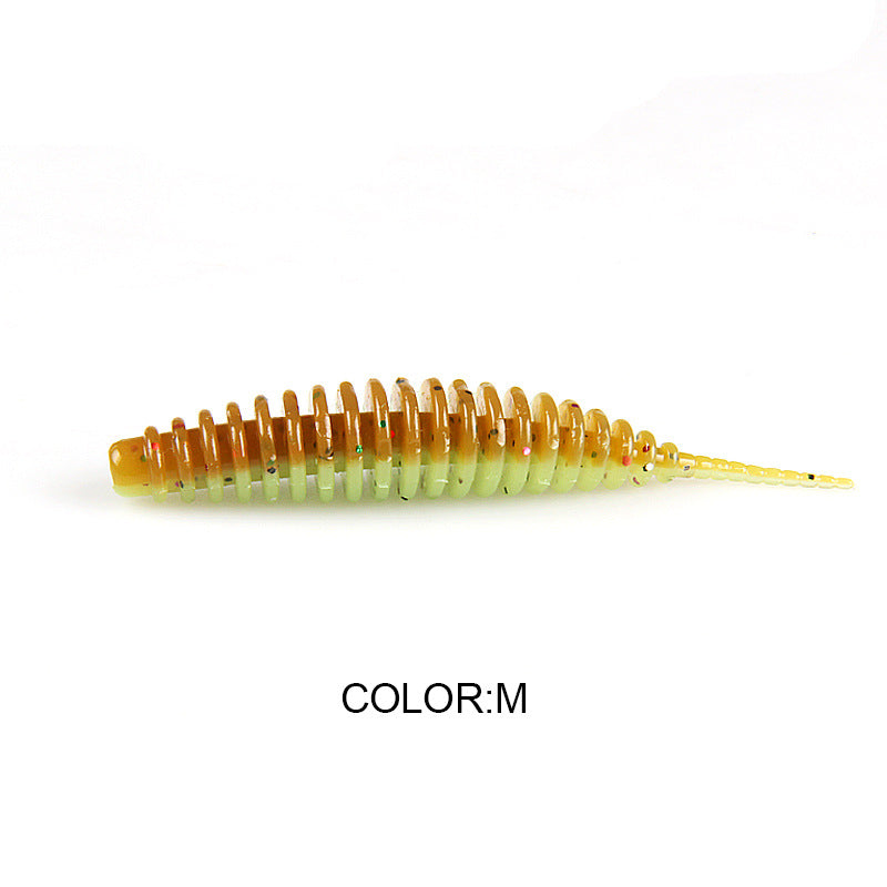 Micro Luer Soft Lure Soft Worm Fishing Topmouth Culter Mandarin Fish Weever Lure