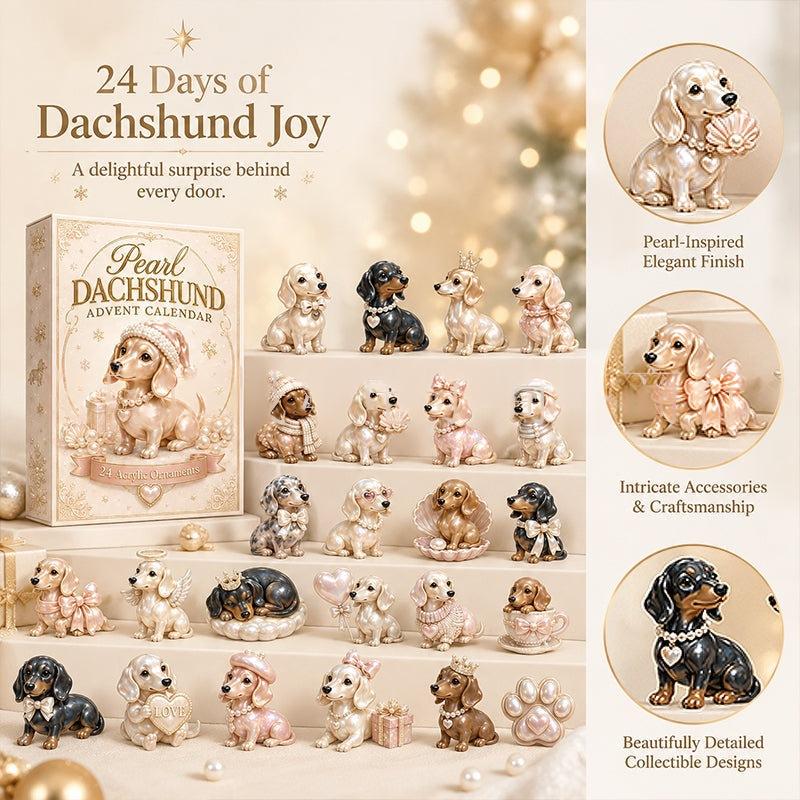 Pearl Dachshund Calendrier de Noël