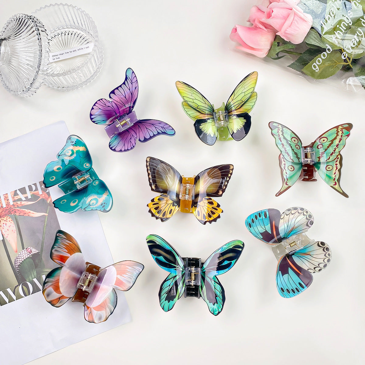 Femelle Simulation haute de gamme Butterfly Grab Clip