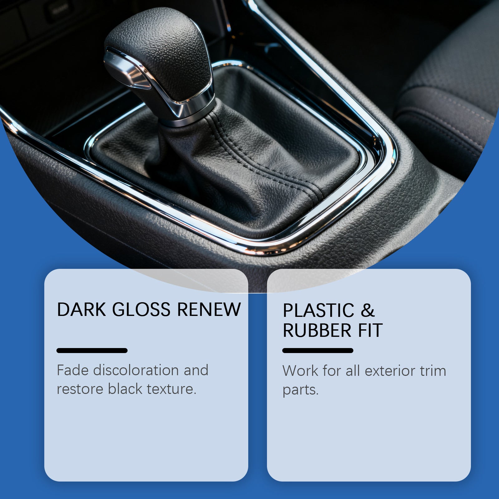 RAYHONG Trim et produit de soins en plastique pour le polissage quotidien de voiture et amélioration de brillant. Pays
