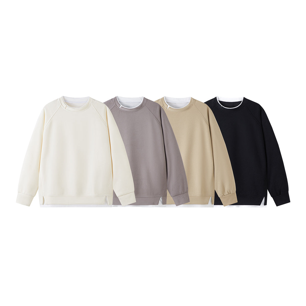 Pull-over en col d'équipage pour femmes