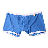 Sous-vêtements de boxers pour hommes en mesh élastique élevé respirant