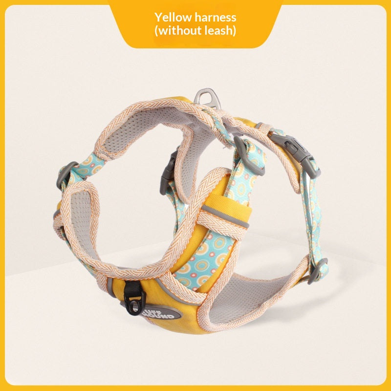 Pet Harness Vest-style Grande laisse de marche Petit à Moyen chien laisse
