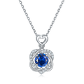 S925 Collier de coeur en argent sterling