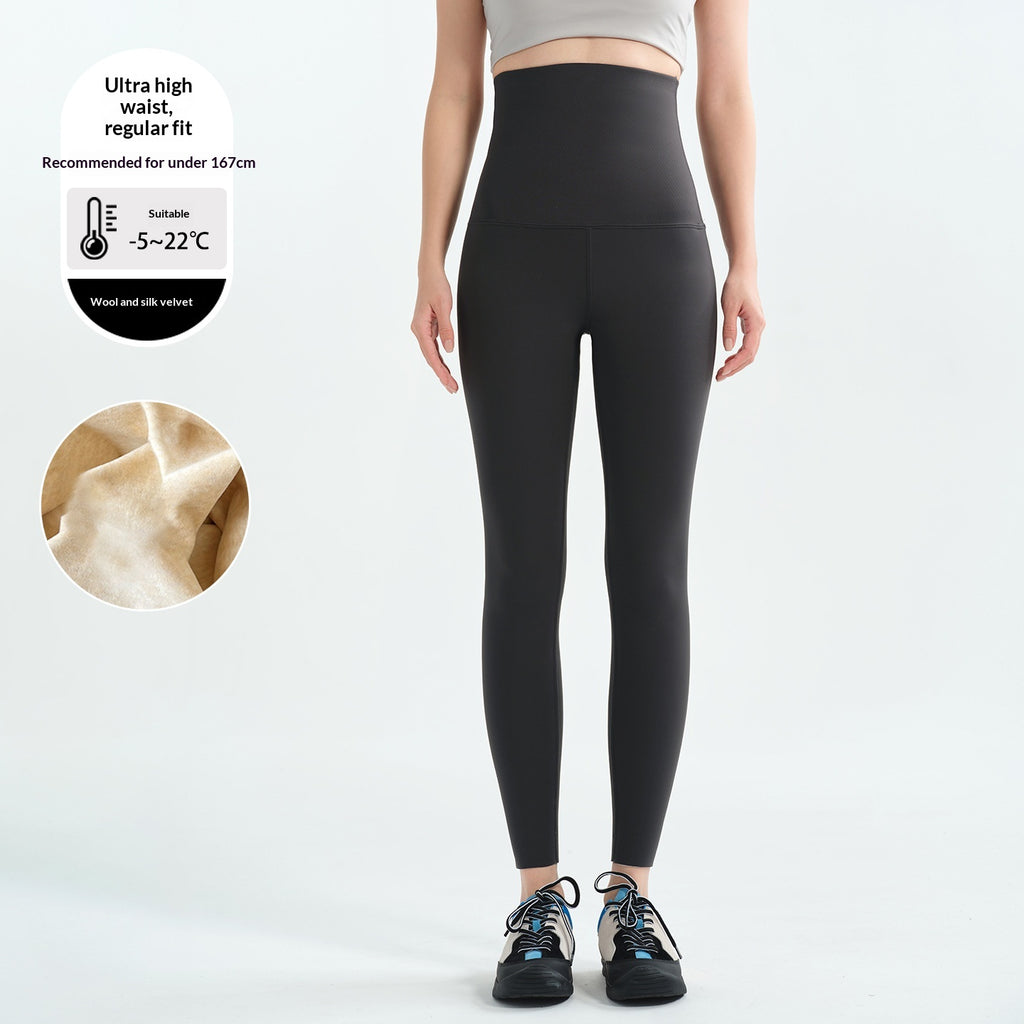 Pantalon de fitness de fitness de tummy-control élevé