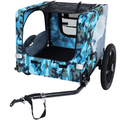 Remorque de vélo pour animaux de compagnie robuste Utdoor avec tout terrain de 16 pouces Roues & universelles