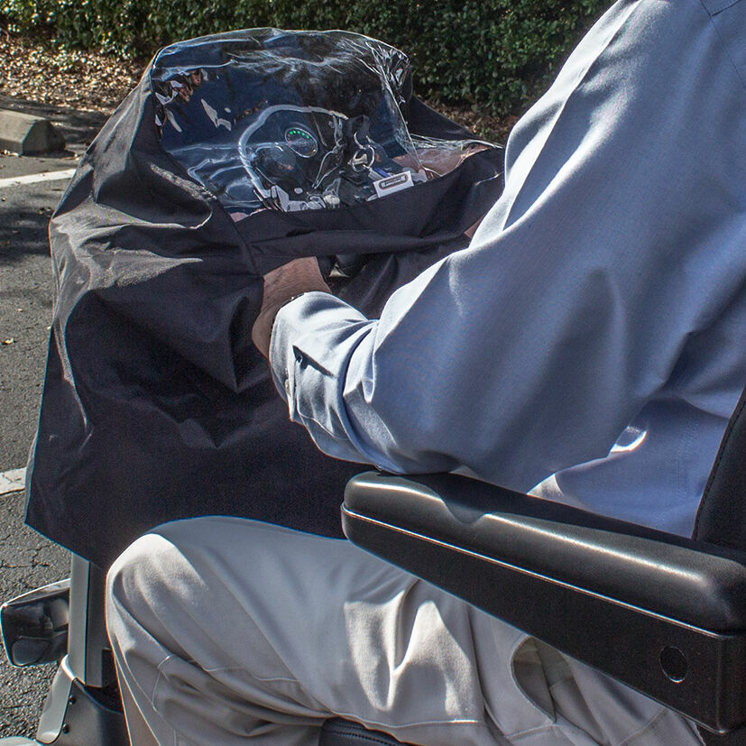 Panneau de contrôle Tiller à main Rain Cover Mobility Scooter Cover Imperméable