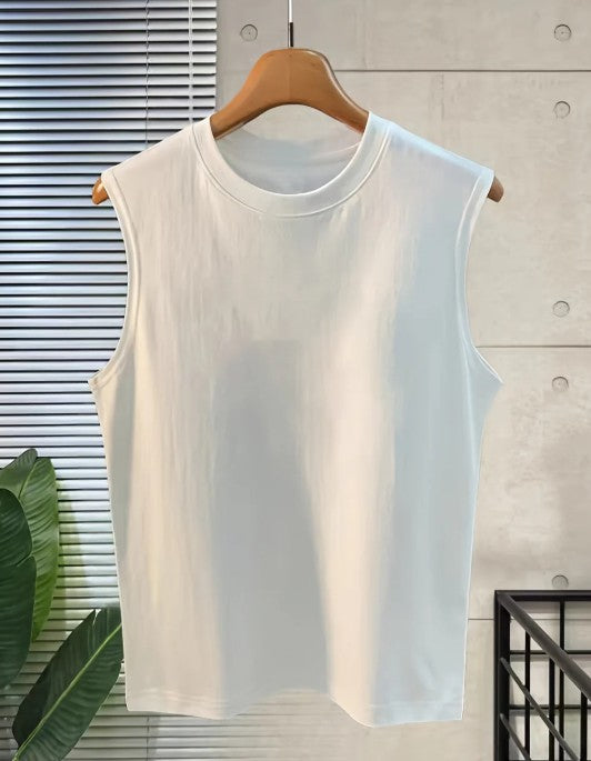 Veste sans manches homme avec un T-shirt graphique imprimé