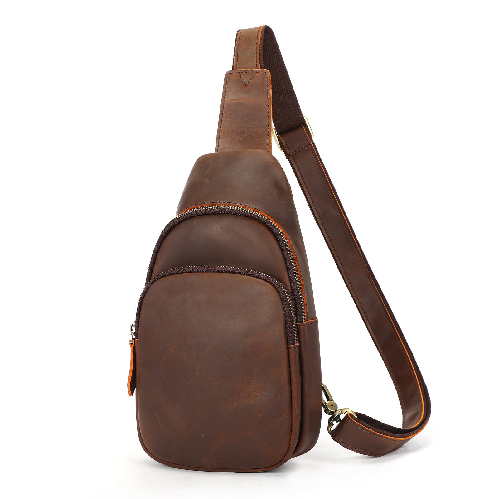 Sac d'épaule Cowhide pour hommes