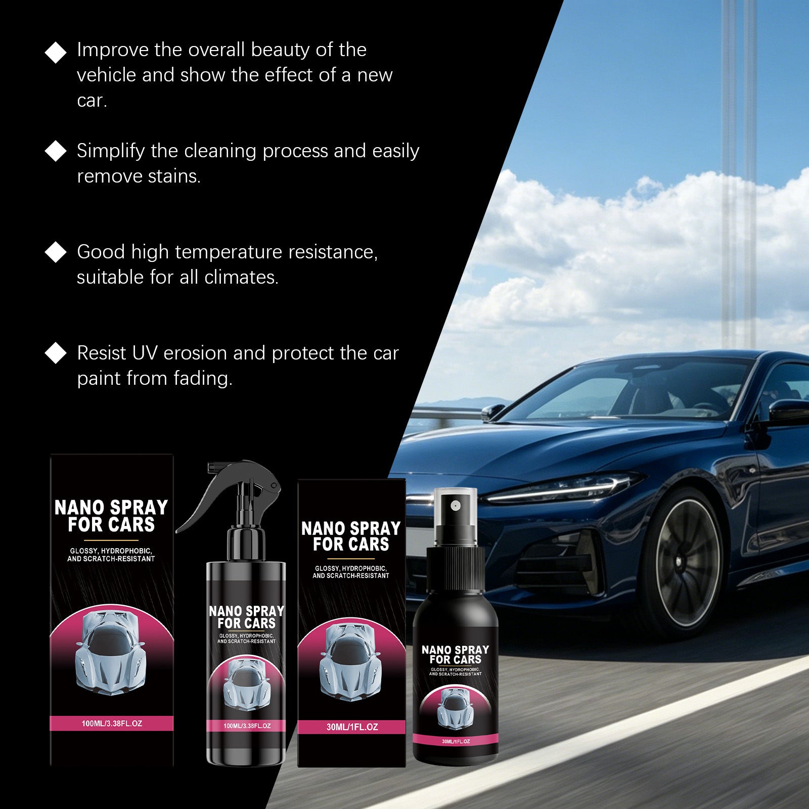 Nano Spray pour les voitures