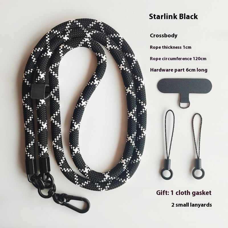 Mobile Téléphone Lanyard Crossbody peut dos Anti-perte corde Sling résistant à la chute