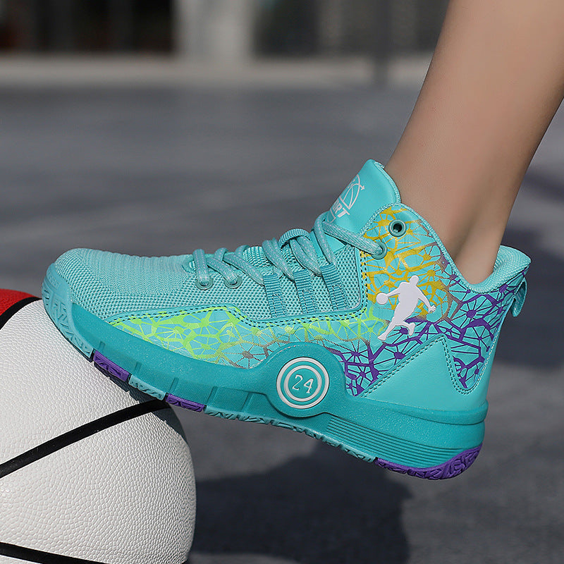 Garçons Mesh Respirant Durable Casual Basketball Sneakers