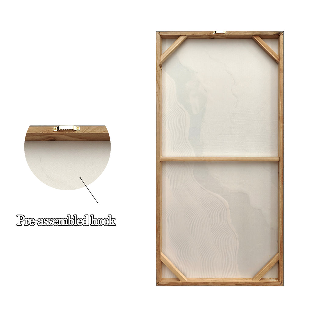 20x40 Ensemble de 2 Art mural abstrait