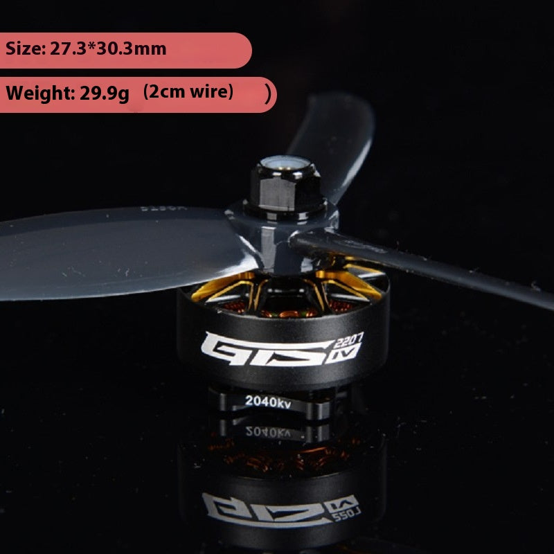 Racing GTS V4 2207 Moteur violent FPV Crossing Machine Moteur sans brosse de 5 pouces