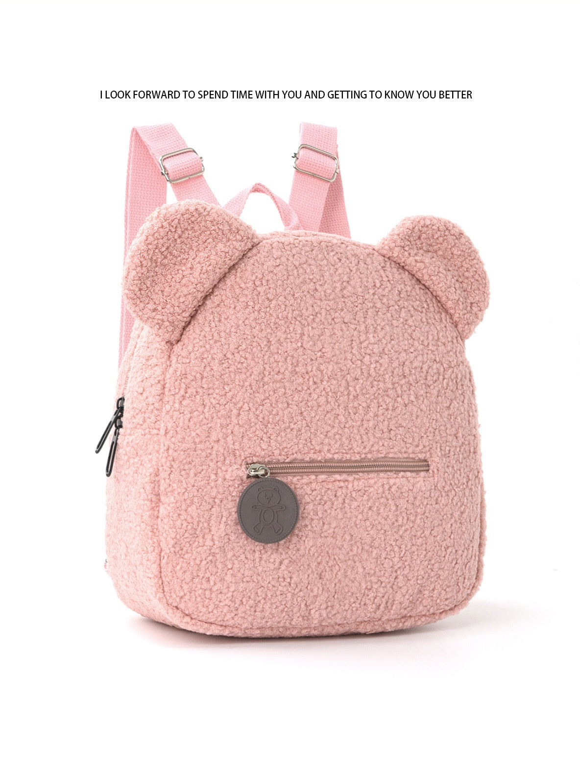 Sac à dos en peluche Mode populaire Casual Ear Teddy Bear Sac à dos Cartoon Sac à dos pour enfants-