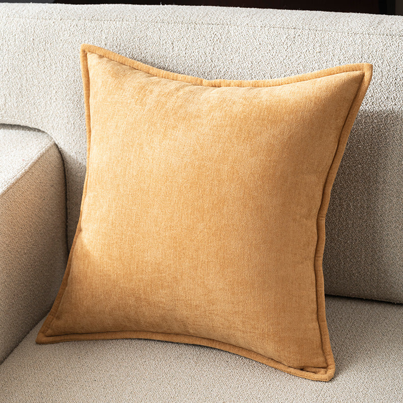 Haut-de-gamme Chenille Oreiller Salon Canapé Coussin en peluche tissu Bolster