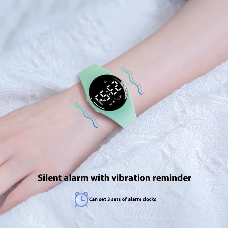 Simple Imperméable Vibration Alarm Clock Middle School Student Sports Watch