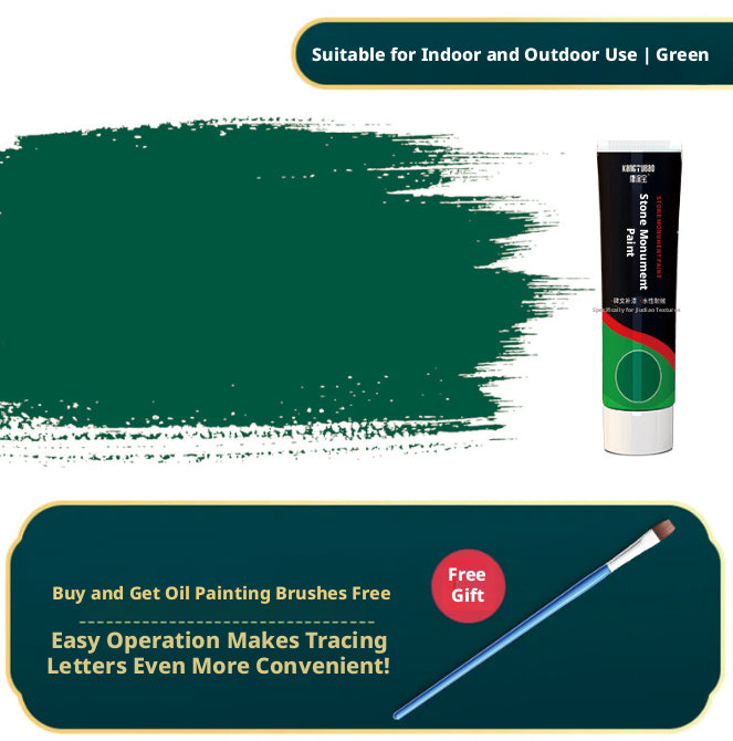 Pierre Monument Peinture-Green-30g-1 bâton