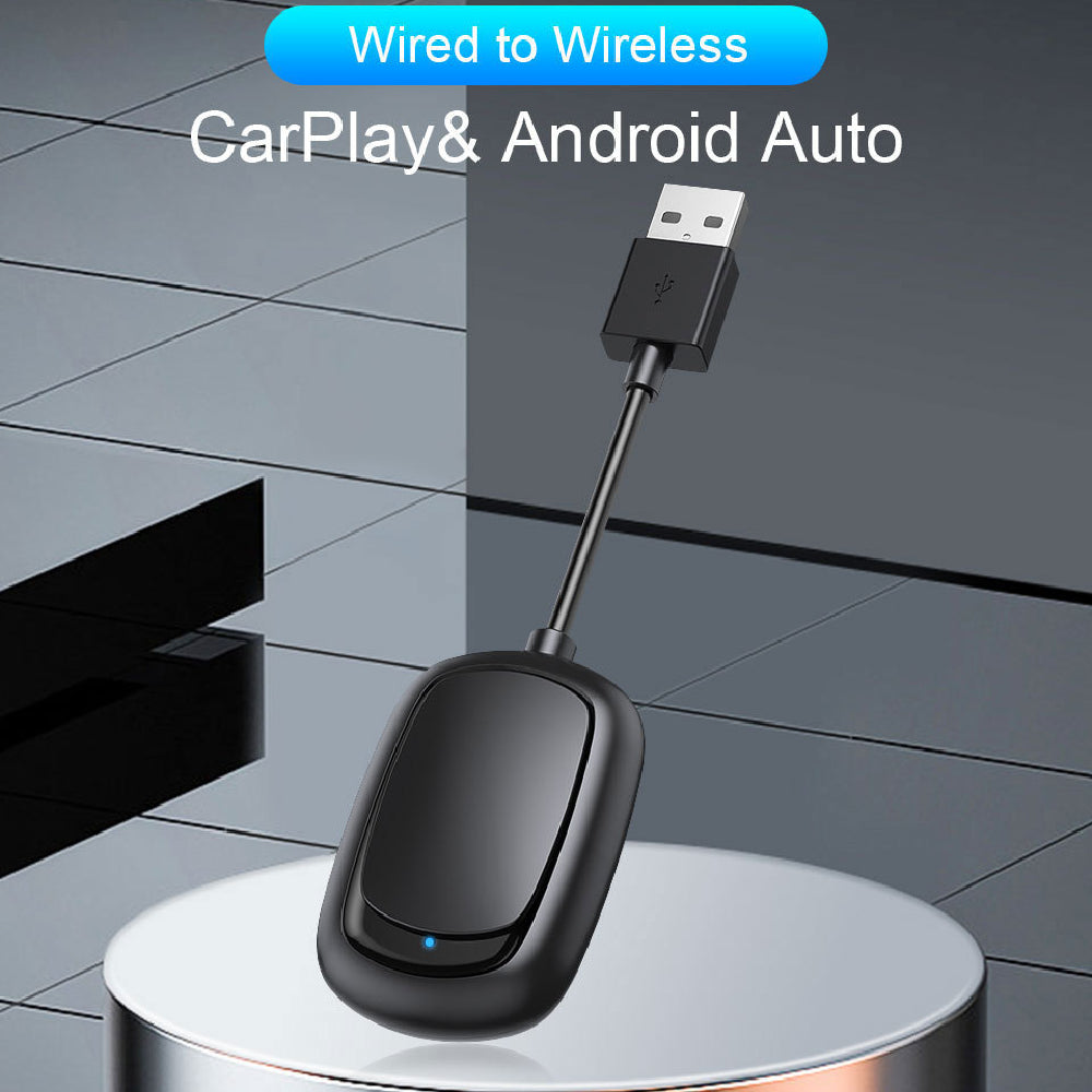 Cross-deux-en-un sans fil CarPlay Wireless Android Auto Car Interconnection Box