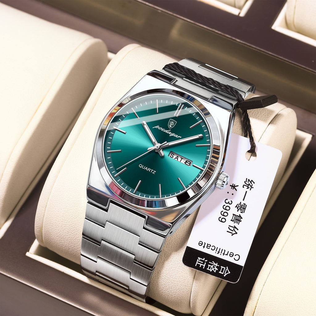 Montres Homme ultra-mince étanche Lumineux