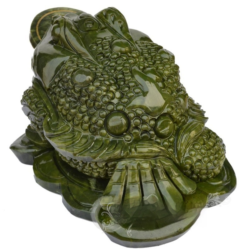 Bijoux de crapaud doré de Jade Sud