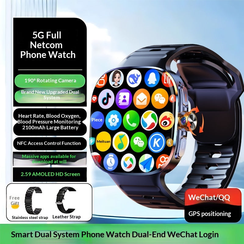 Smart 5G ESIM multi-fonctions Smartwatch Phone
