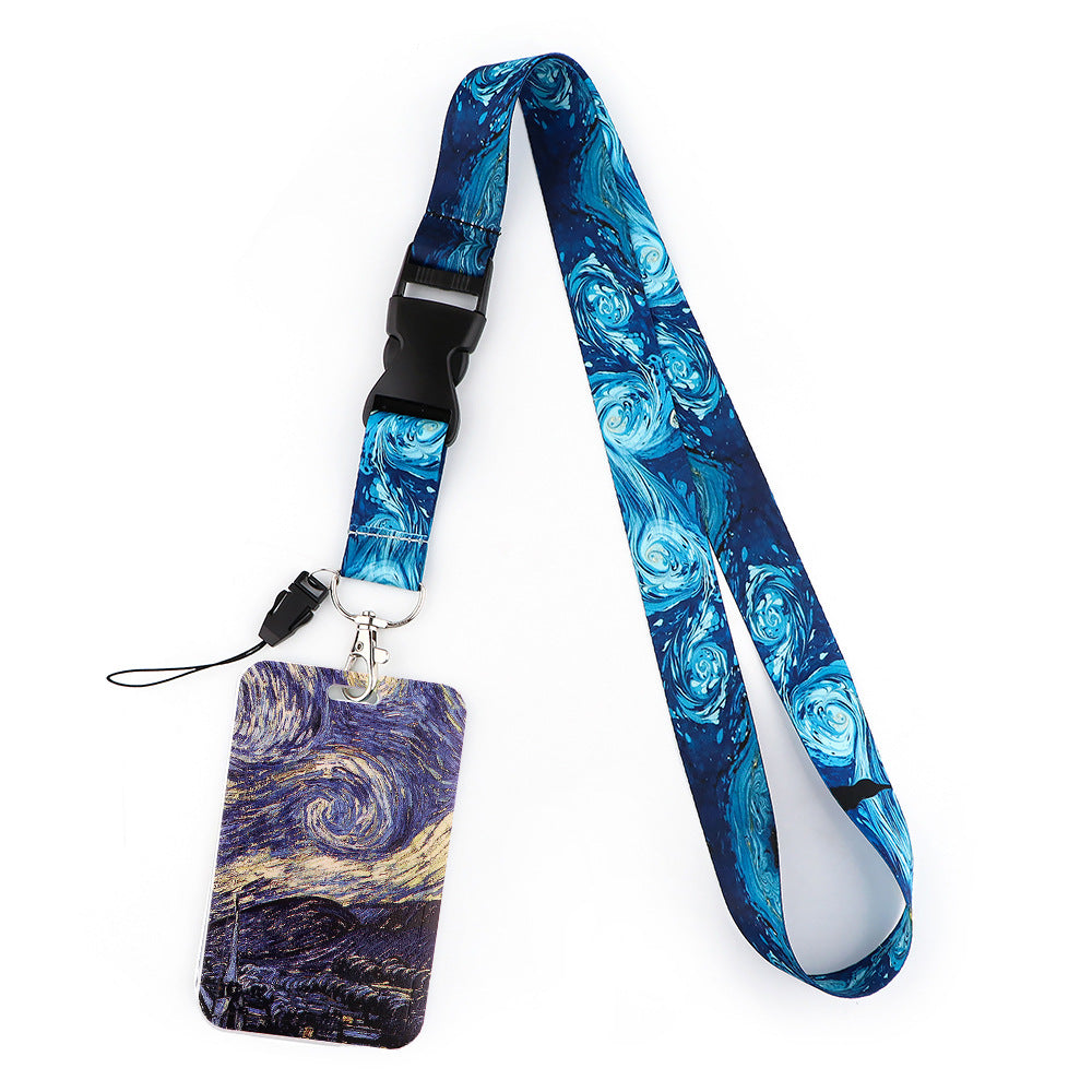 Van Gogh Starry Sunflower Téléphone portable Couverture de carte