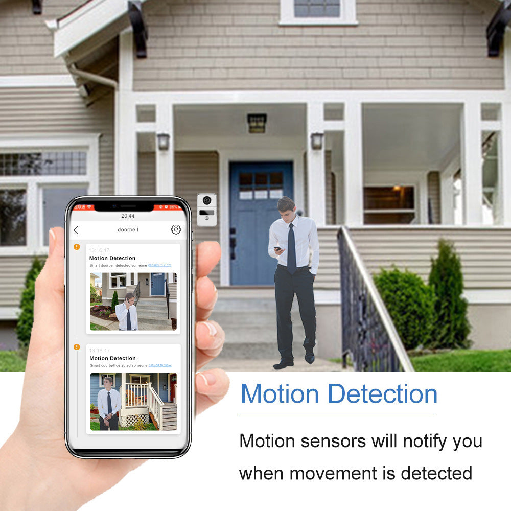 Vidéo Intercom Doorbell 1v2 Surveillance en temps réel Réseau sans fil Intelligent Intercom Sys