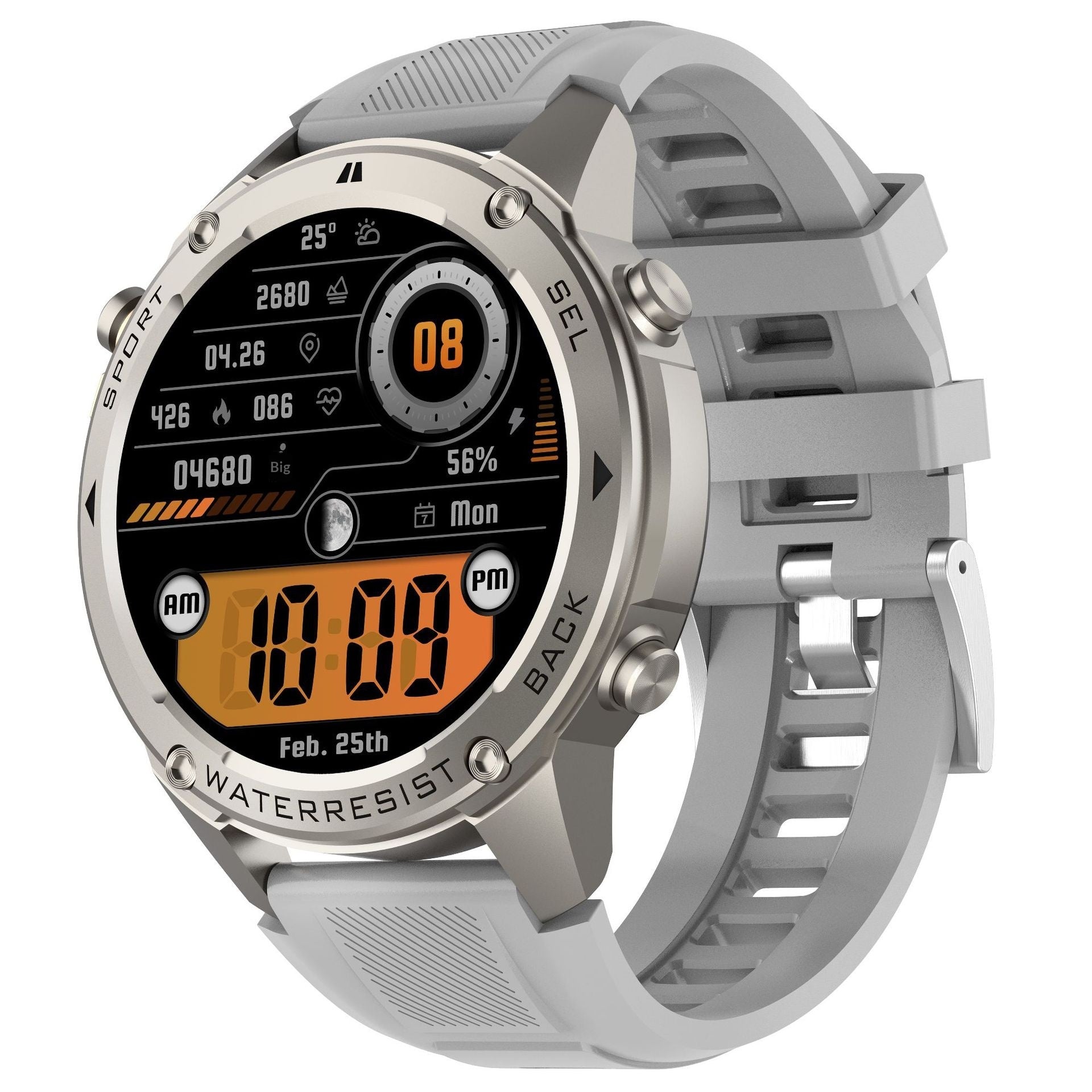 Bluetooth appelant GPS Beidou Positionnement Triple-Proof Smartwatch