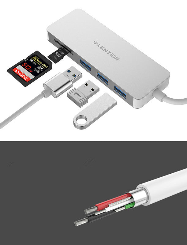 Usb3.0 Lecteur de cartes multifonctions HUB