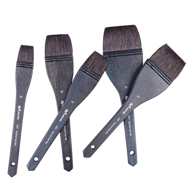 Brosse à cheveux écureuil gris